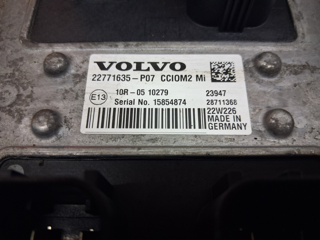 VOLVO STEROWNIK KASETA CCIOM2 VOLVO FH 4 FM 4 FH 5 FM 5 FMX 22771635 P07 - Sistem listrik untuk Truk: gambar 4 VOLVO STEROWNIK KASETA CCIOM2 VOLVO FH 4 FM 4 FH 5 FM 5 FMX 22771635 P07 - Sistem listrik untuk Truk: gambar 4