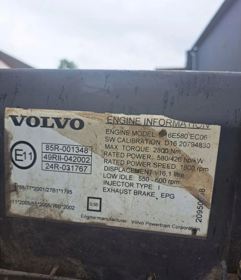 Volvo GŁOWICA SILNIKA FH 16 D16E Volvo - Kepala silinder untuk Truk: gambar 2 Volvo GŁOWICA SILNIKA FH 16 D16E Volvo - Kepala silinder untuk Truk: gambar 2