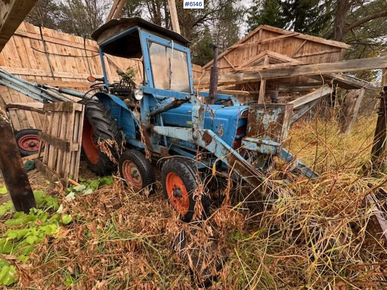 1962 Fordson Dexta with Hamjern backhoe attachment - Traktor: gambar 2 1962 Fordson Dexta with Hamjern backhoe attachment - Traktor: gambar 2