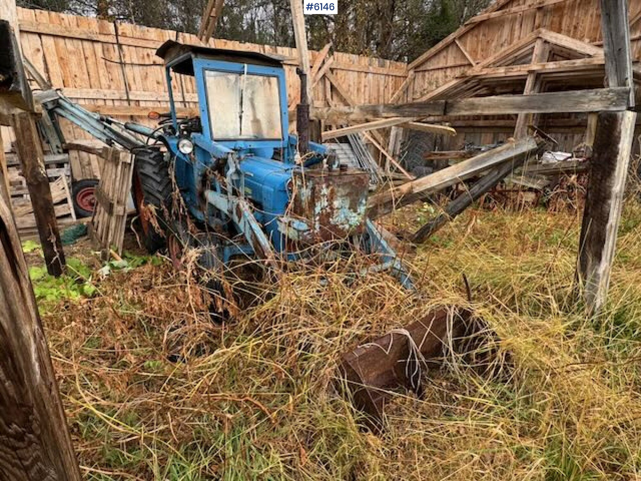 1962 Fordson Dexta with Hamjern backhoe attachment - Traktor: gambar 4 1962 Fordson Dexta with Hamjern backhoe attachment - Traktor: gambar 4