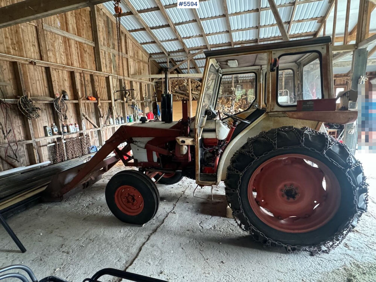 1974 David Brown 885 w/ loaders and chain. - Traktor: gambar 5 1974 David Brown 885 w/ loaders and chain. - Traktor: gambar 5