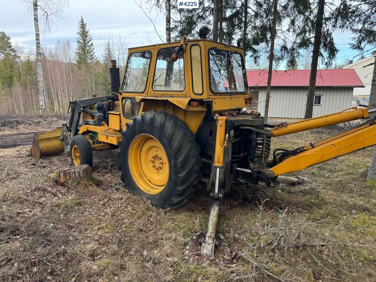 Traktor 1978 Volvo 650 Traktorgraver m/ 4 skuffer: gambar 6