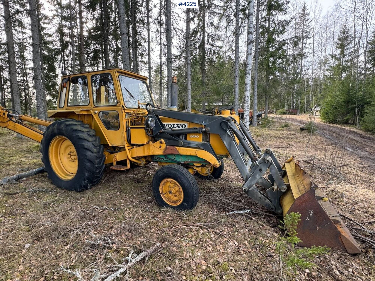 Traktor 1978 Volvo 650 Traktorgraver m/ 4 skuffer: gambar 7