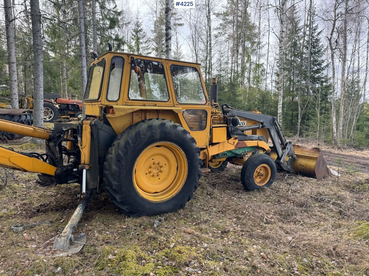 Traktor 1978 Volvo 650 Traktorgraver m/ 4 skuffer: gambar 8