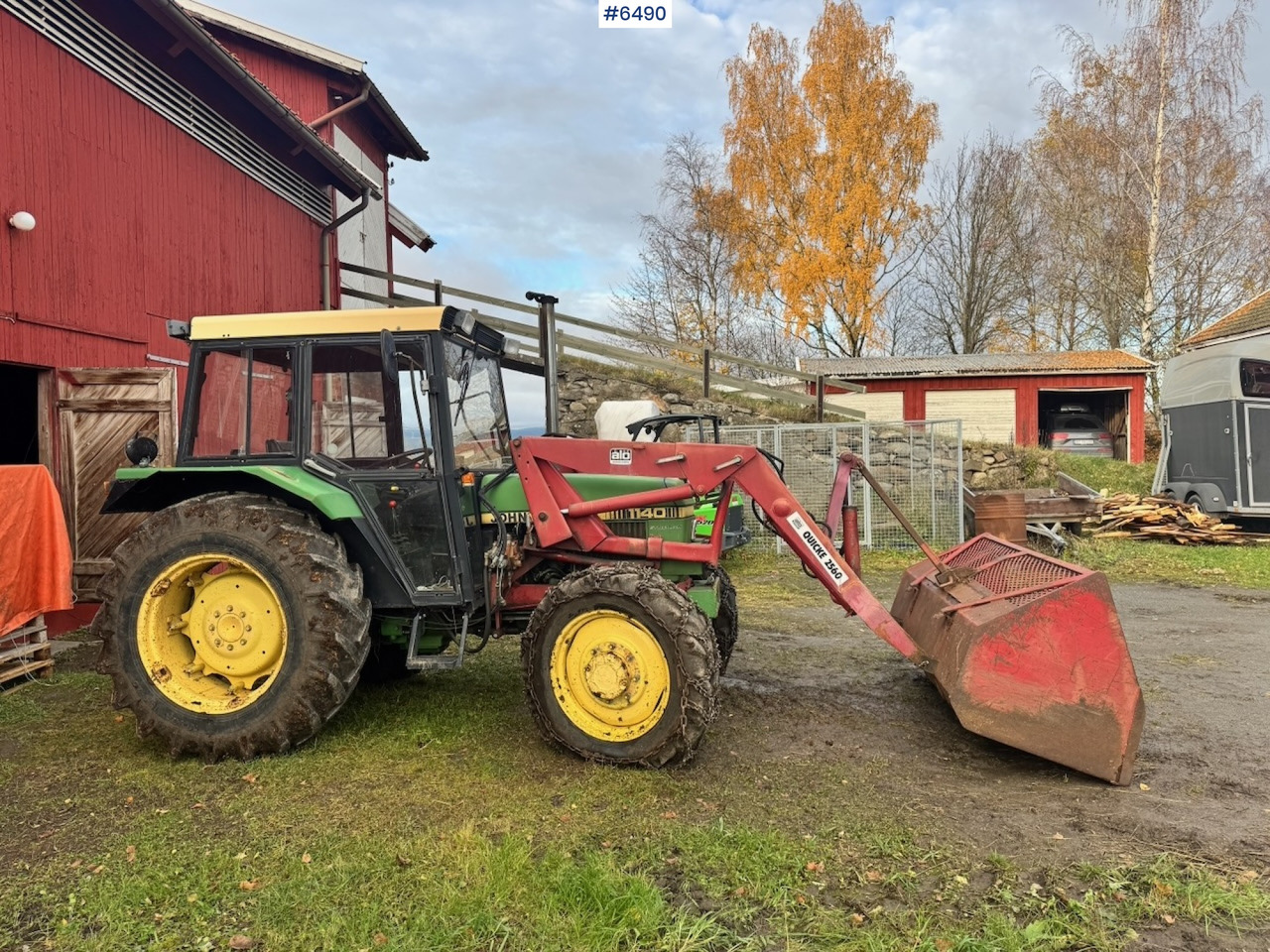 1980 John Deere 1140 w/ Front loader and bucket. - Traktor: gambar 3 1980 John Deere 1140 w/ Front loader and bucket. - Traktor: gambar 3