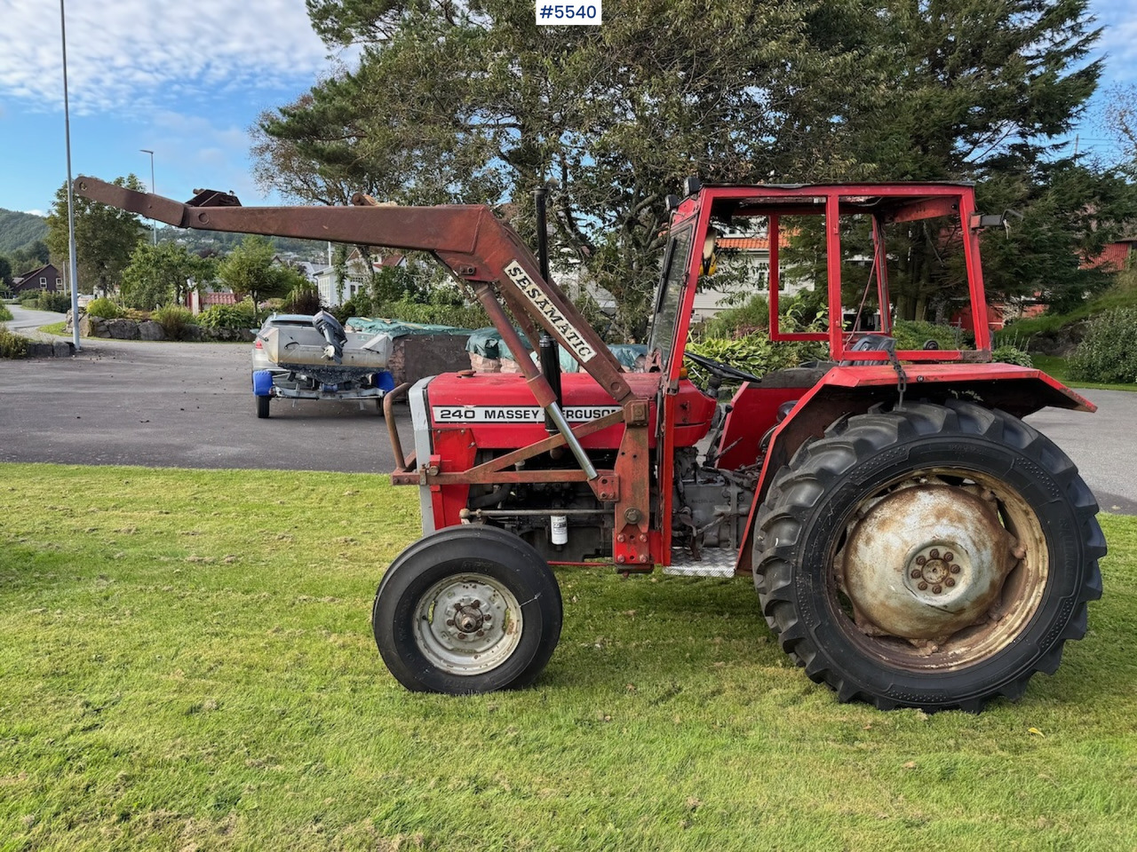 1982 Massey Ferguson 235 w/front loader. - Traktor: gambar 4 1982 Massey Ferguson 235 w/front loader. - Traktor: gambar 4