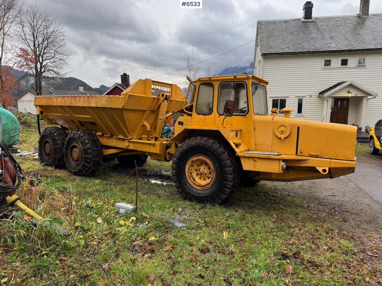 1984 Volvo 861 Dumper 6x6. Lightly repair object. - Tempat sampah artikulasi: gambar 5 1984 Volvo 861 Dumper 6x6. Lightly repair object. - Tempat sampah artikulasi: gambar 5