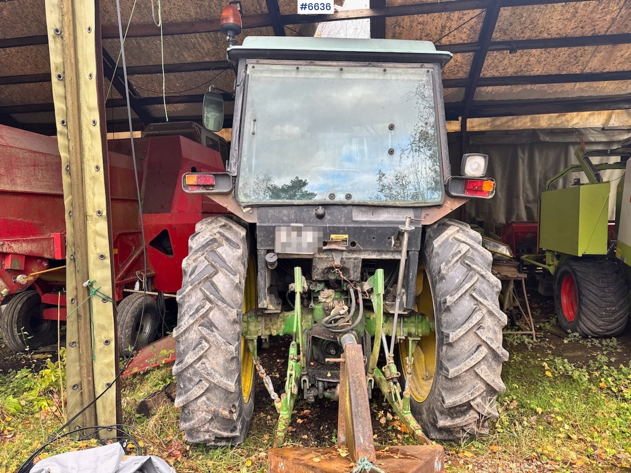 1985 John Deere 2040 4x4 m/ Frontlaster. - Traktor: gambar 4 1985 John Deere 2040 4x4 m/ Frontlaster. - Traktor: gambar 4