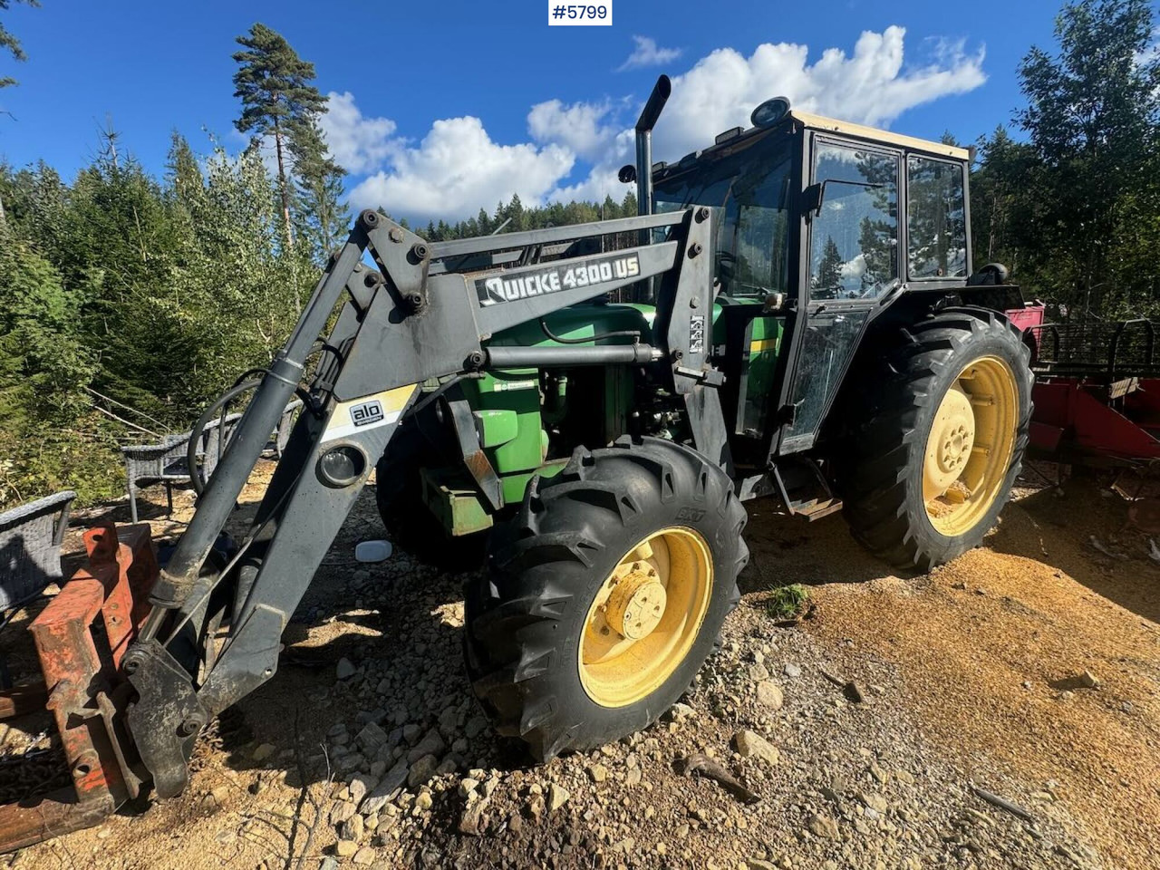 1985 John Deere 2040 4x4 w/ front loader - Traktor: gambar 5 1985 John Deere 2040 4x4 w/ front loader - Traktor: gambar 5