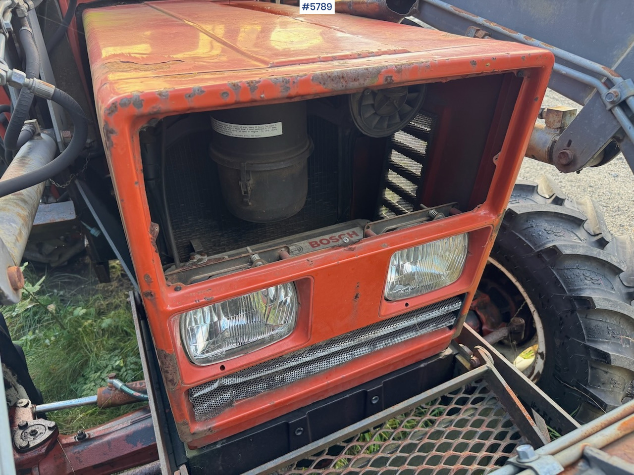 1986 Fiat 55-46 DT w/ front loader. - Traktor: gambar 5 1986 Fiat 55-46 DT w/ front loader. - Traktor: gambar 5