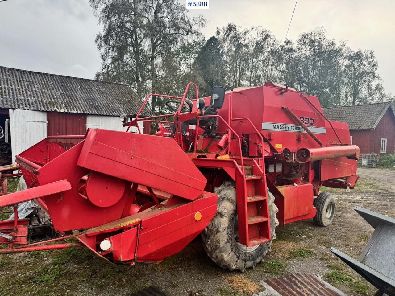 1986 Massey Ferguson 330 combine harvester - Pemanen gabungan: gambar 5 1986 Massey Ferguson 330 combine harvester - Pemanen gabungan: gambar 5
