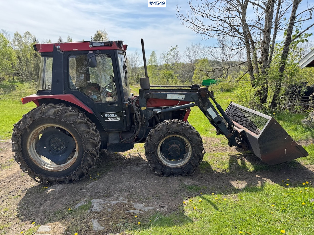 1987 Case 685 XL w/front loader. - Traktor: gambar 2 1987 Case 685 XL w/front loader. - Traktor: gambar 2
