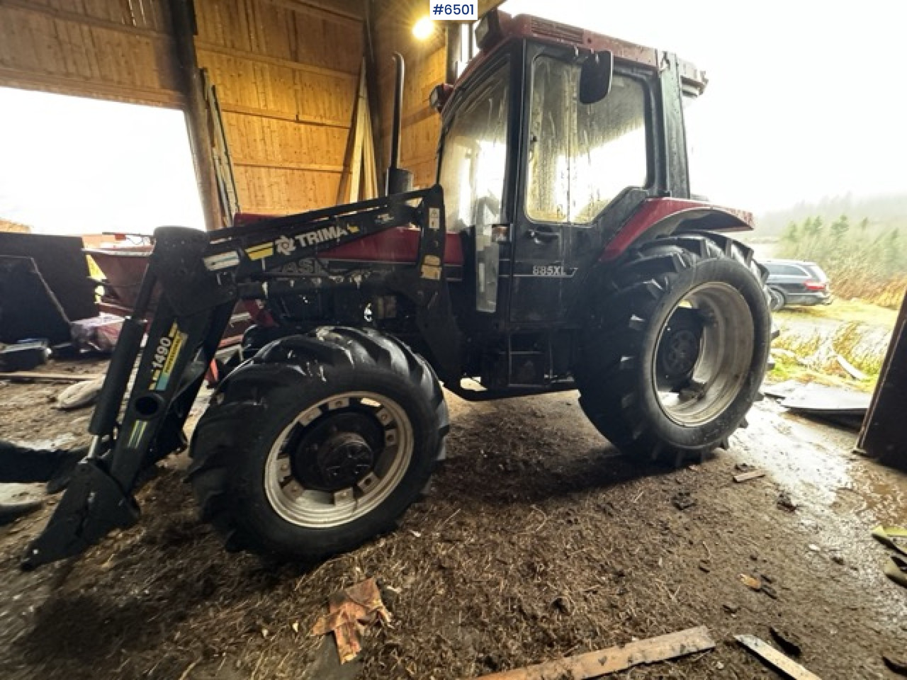 1987 Case IH 885XL tractor with Trima front loader - Traktor: gambar 5 1987 Case IH 885XL tractor with Trima front loader - Traktor: gambar 5