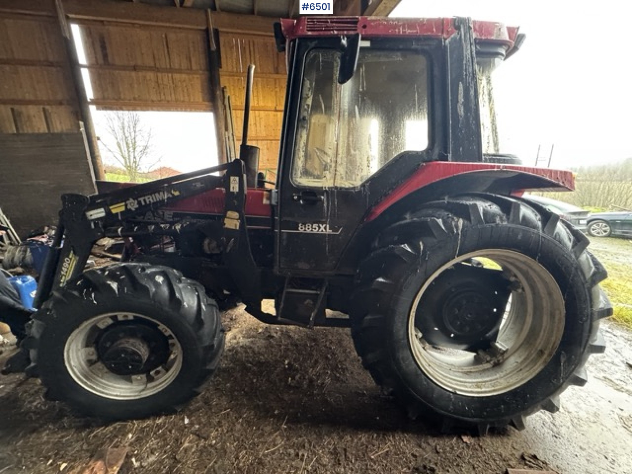 1987 Case IH 885XL tractor with Trima front loader - Traktor: gambar 4 1987 Case IH 885XL tractor with Trima front loader - Traktor: gambar 4