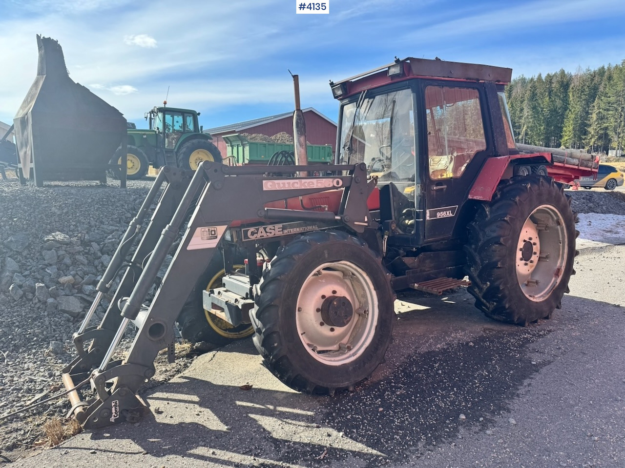 Traktor 1988 Case Internati9onal 956XL 4x4 w/ Front loader. Rep object.: gambar 1