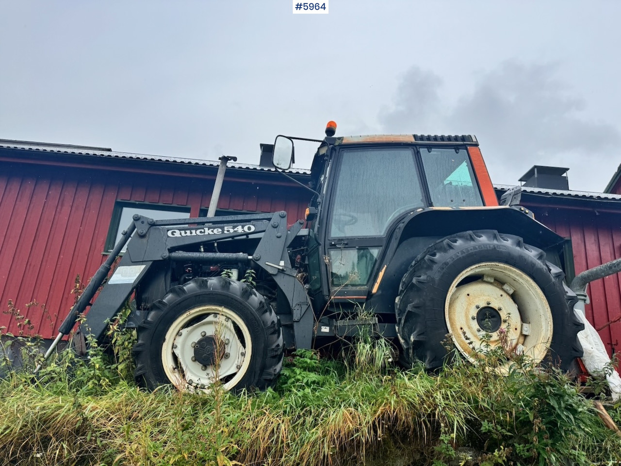 1991 Valmet 6100 Turbo with front loader and bucket - Traktor: gambar 1 1991 Valmet 6100 Turbo with front loader and bucket - Traktor: gambar 1