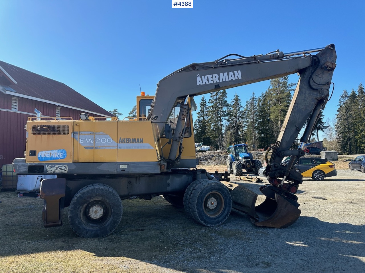 1995 Åkermann EW200 Wheel machine w/ grading bucket og tiltrotator. WATCH VIDEO. - Ekskavator: gambar 3 1995 Åkermann EW200 Wheel machine w/ grading bucket og tiltrotator. WATCH VIDEO. - Ekskavator: gambar 3