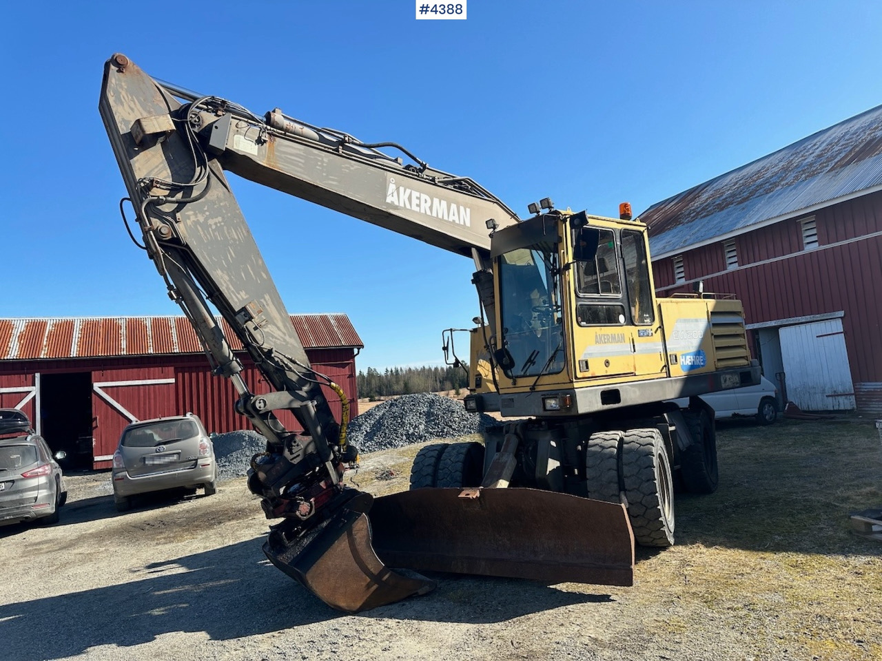 1995 Åkermann EW200 Wheel machine w/ grading bucket og tiltrotator. WATCH VIDEO. - Ekskavator: gambar 5 1995 Åkermann EW200 Wheel machine w/ grading bucket og tiltrotator. WATCH VIDEO. - Ekskavator: gambar 5