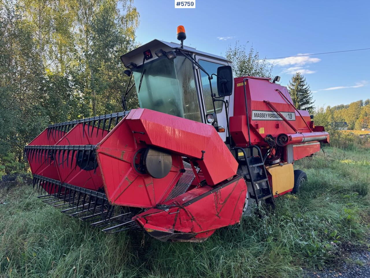1995 Massey ferguson 19 - Pemanen gabungan: gambar 3 1995 Massey ferguson 19 - Pemanen gabungan: gambar 3