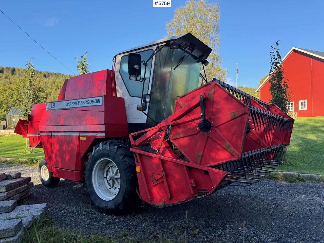 1995 Massey ferguson 19 - Pemanen gabungan: gambar 1 1995 Massey ferguson 19 - Pemanen gabungan: gambar 1