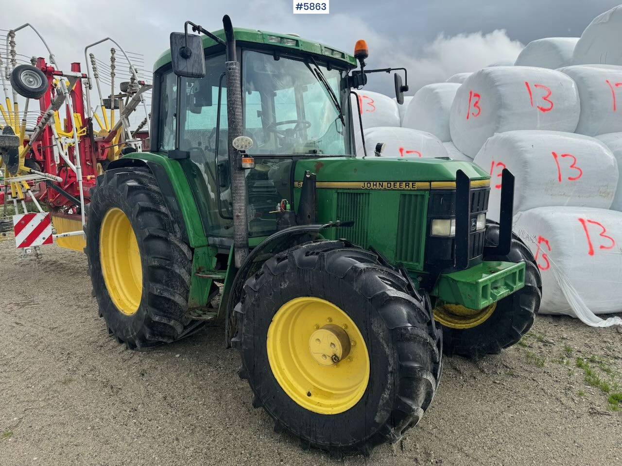 1996 John Deere 6400 4x4 w/ front loader. - Traktor: gambar 1 1996 John Deere 6400 4x4 w/ front loader. - Traktor: gambar 1