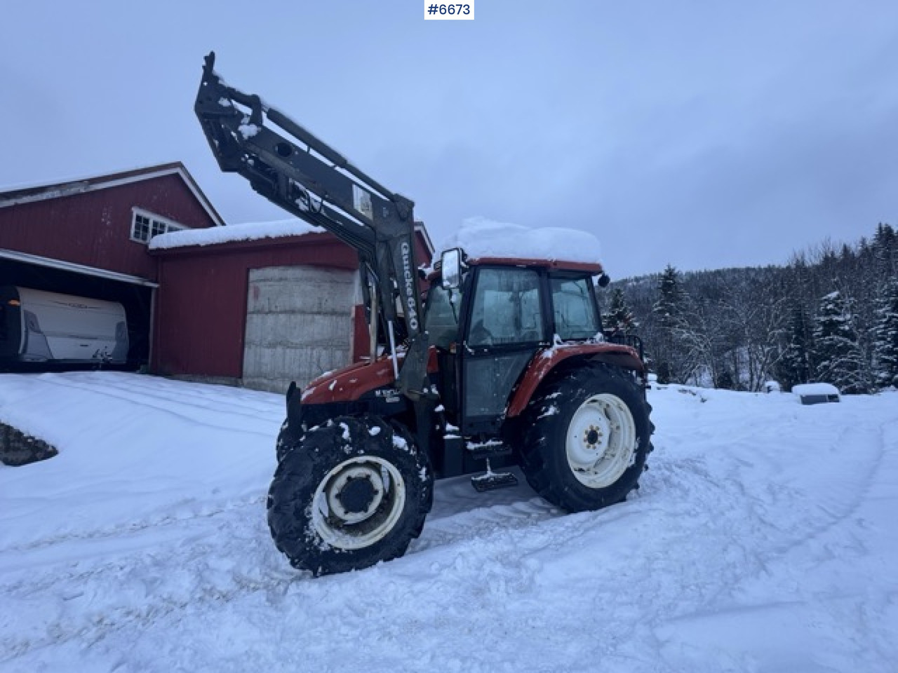 1996 New Holland L75 with front loader and 3rd function - Traktor: gambar 2 1996 New Holland L75 with front loader and 3rd function - Traktor: gambar 2