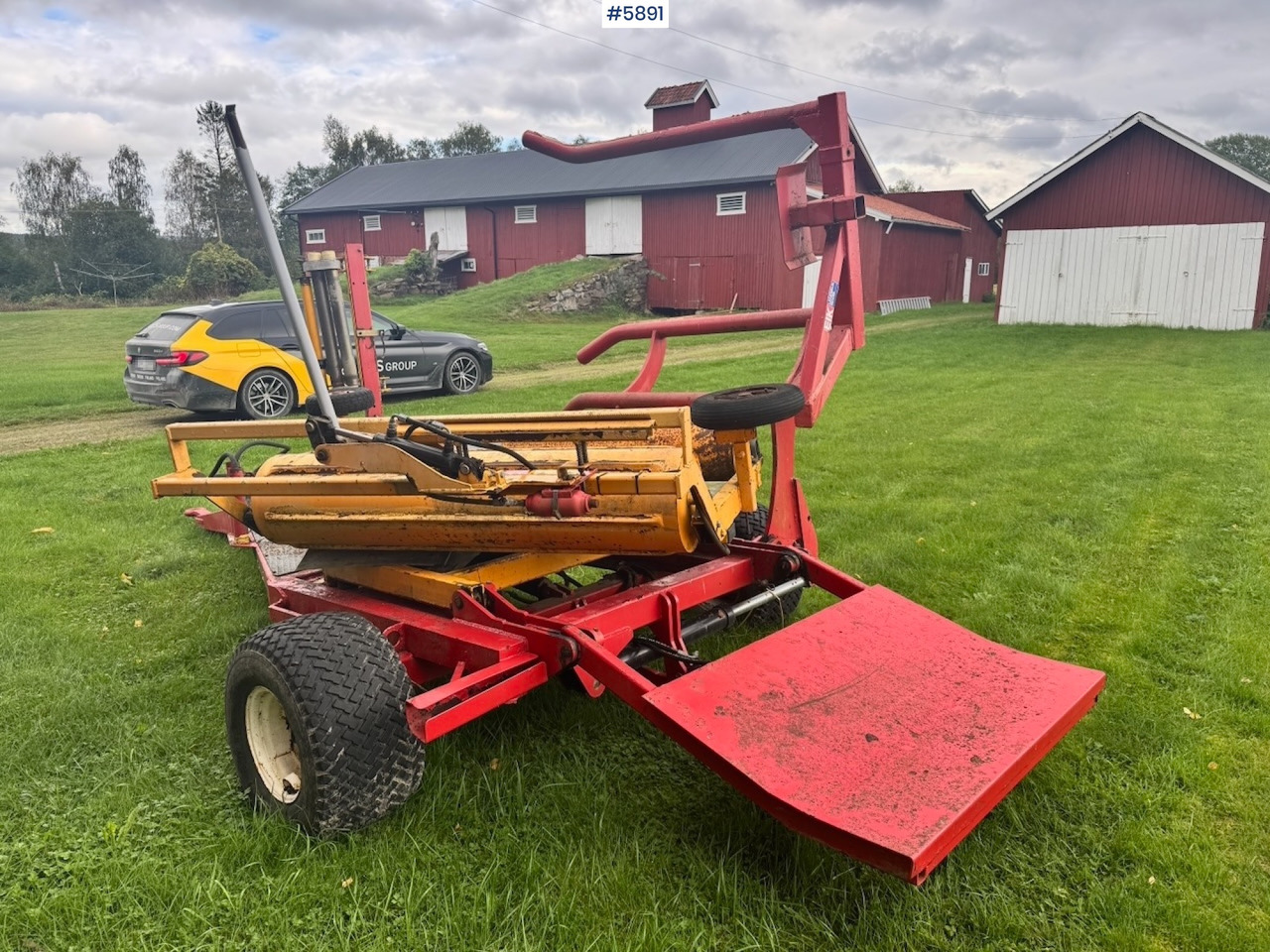 1997 Tellefsdal AW4000 round bale wrapper - Peralatan untuk pembuatan jerami: gambar 5 1997 Tellefsdal AW4000 round bale wrapper - Peralatan untuk pembuatan jerami: gambar 5