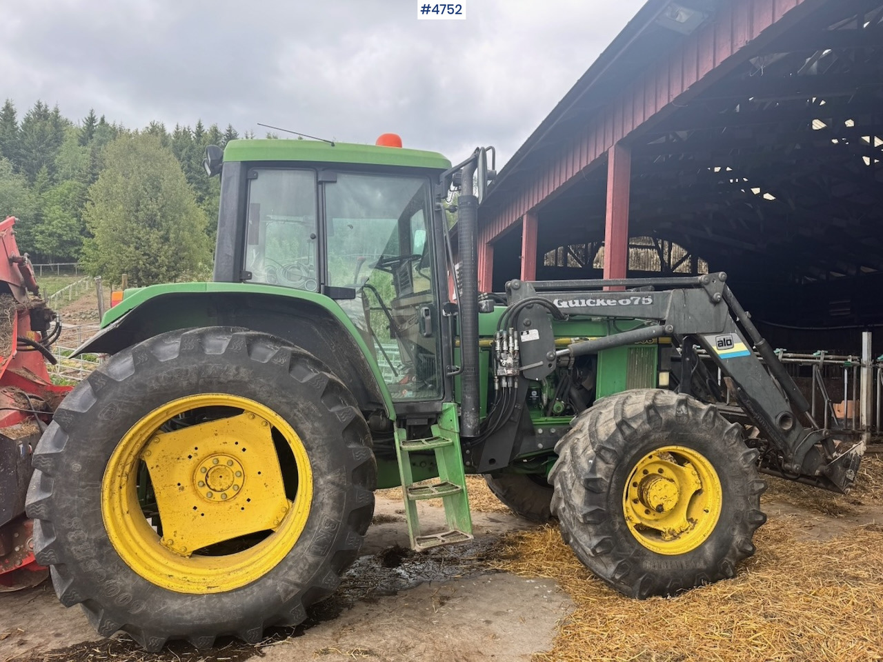 Traktor 1998 John Deere 6506 4x4 w/ Front loader: gambar 6