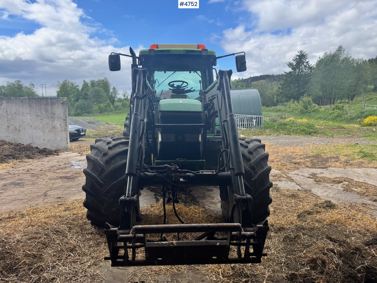 Traktor 1998 John Deere 6506 4x4 w/ Front loader: gambar 9