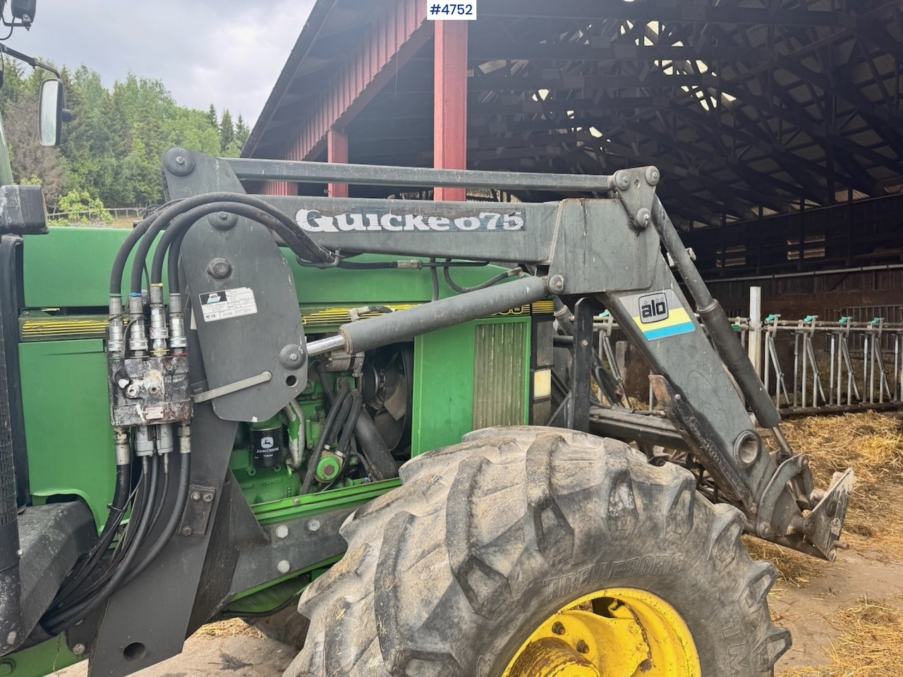 Traktor 1998 John Deere 6506 4x4 w/ Front loader: gambar 26