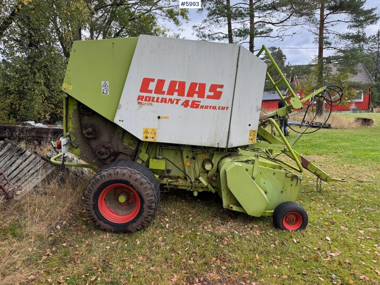 1999 Claas Rollant 46 Rotocut and a dividing baler. - Peralatan untuk pembuatan jerami: gambar 4 1999 Claas Rollant 46 Rotocut and a dividing baler. - Peralatan untuk pembuatan jerami: gambar 4