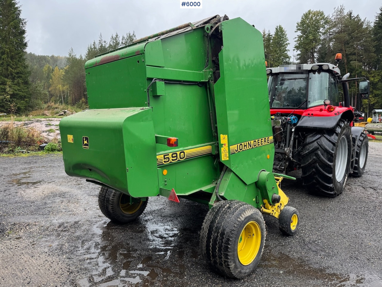 2000 John Deere 590 Round Baler. - Peralatan untuk pembuatan jerami: gambar 5 2000 John Deere 590 Round Baler. - Peralatan untuk pembuatan jerami: gambar 5