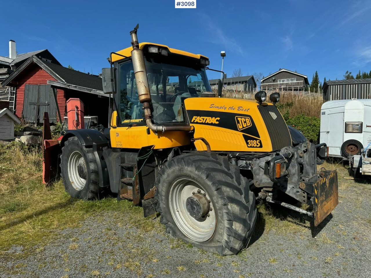 2001 JCB Fastrac 3185 4x4. The plow rigged and two sets of tires. - Traktor: gambar 3 2001 JCB Fastrac 3185 4x4. The plow rigged and two sets of tires. - Traktor: gambar 3
