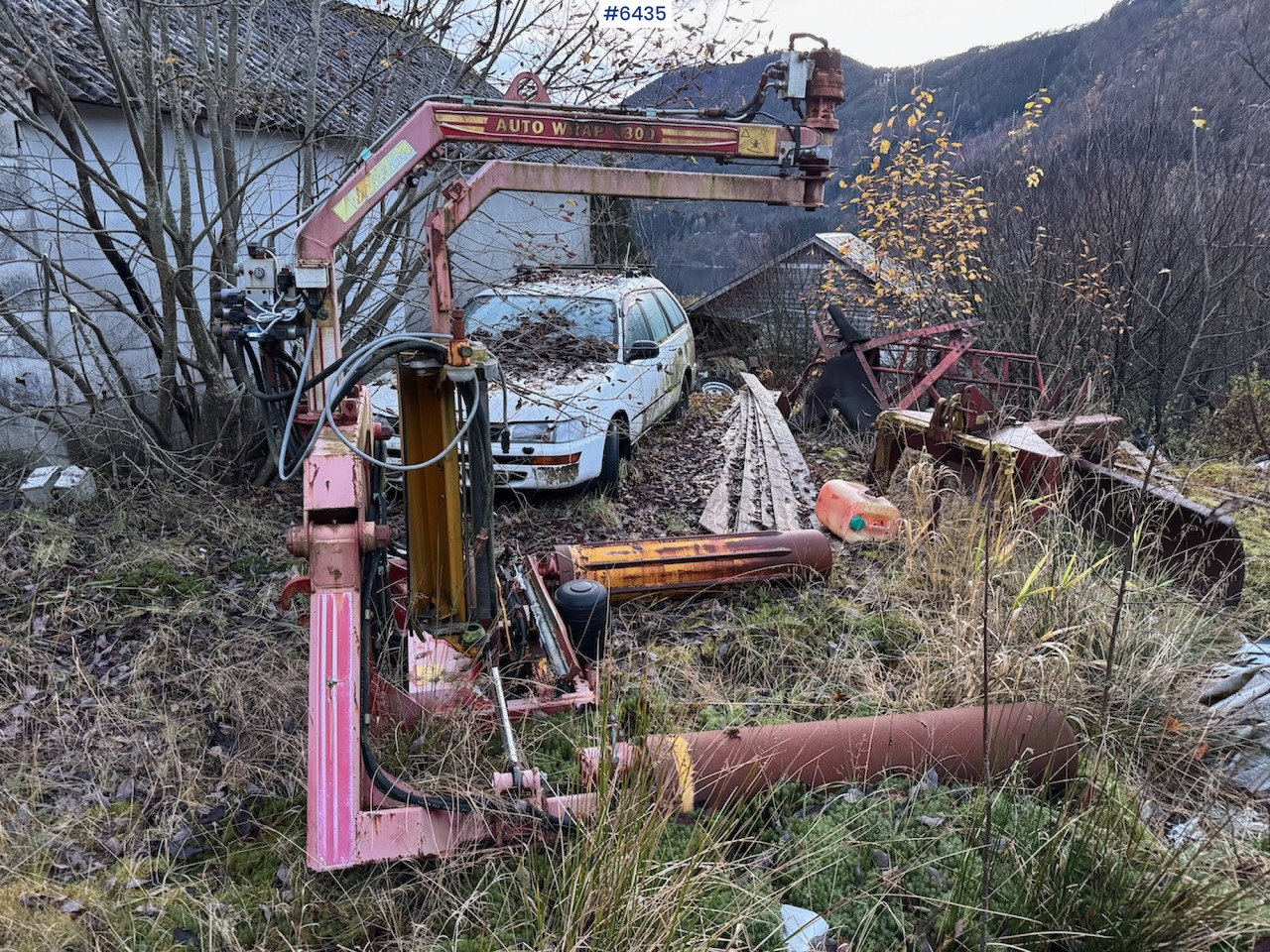 2001 Tellefsdal Auto Wrap 1300 Round bale wrapper. - Peralatan untuk pembuatan jerami: gambar 2 2001 Tellefsdal Auto Wrap 1300 Round bale wrapper. - Peralatan untuk pembuatan jerami: gambar 2