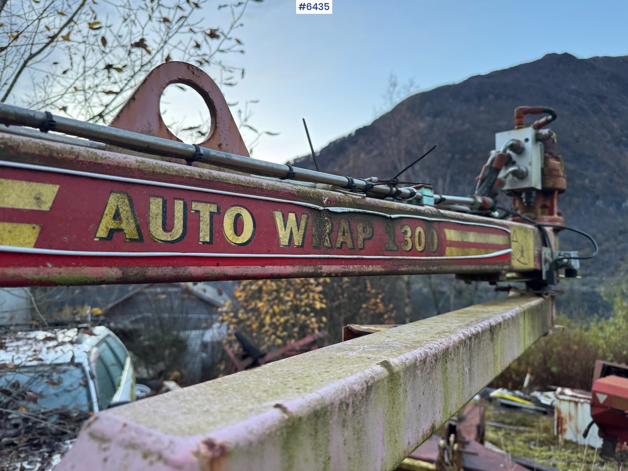 2001 Tellefsdal Auto Wrap 1300 Round bale wrapper. - Peralatan untuk pembuatan jerami: gambar 3 2001 Tellefsdal Auto Wrap 1300 Round bale wrapper. - Peralatan untuk pembuatan jerami: gambar 3