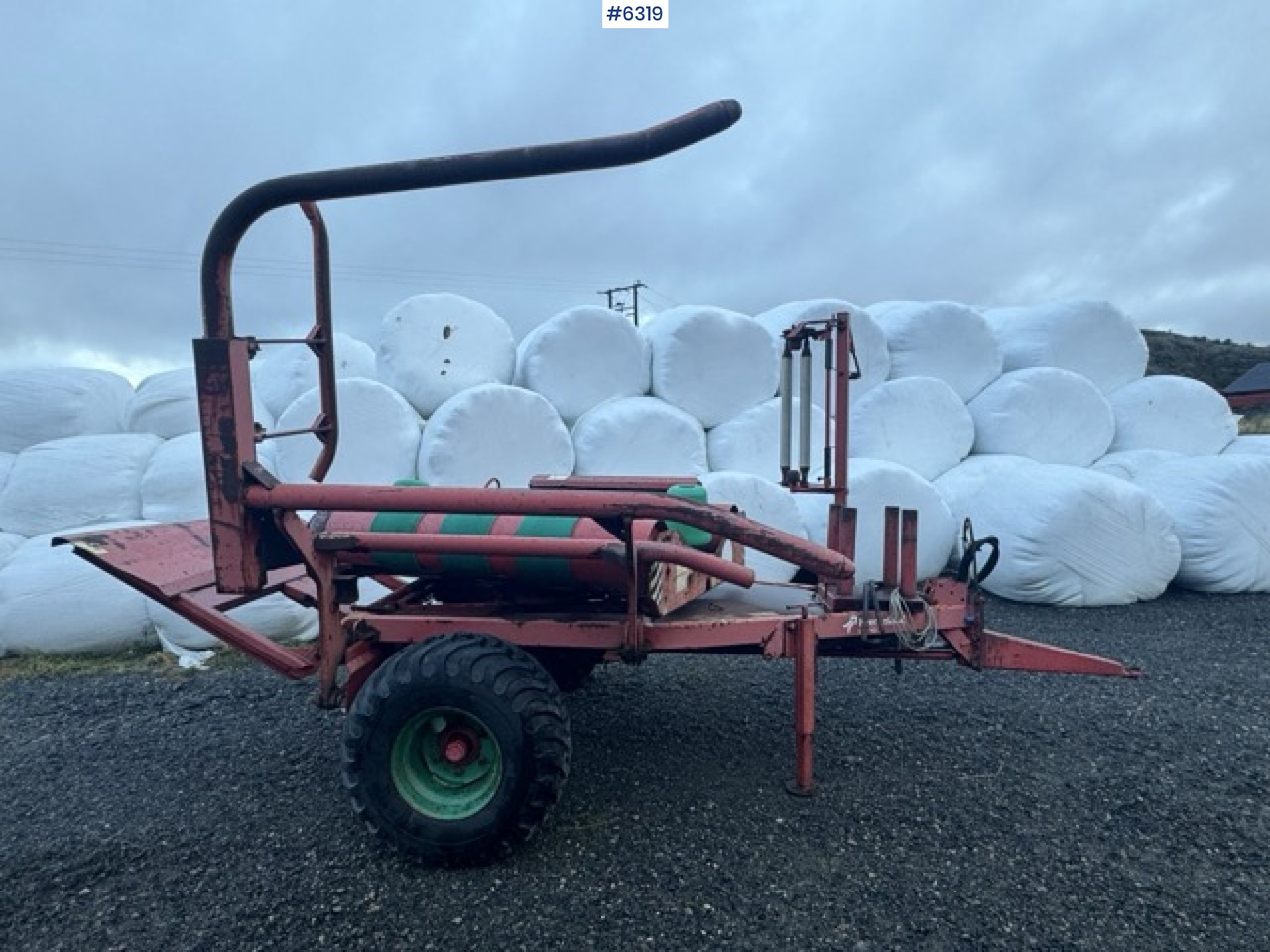 2002 Kverneland UN 7515 round bale wrapper - Peralatan untuk pembuatan jerami: gambar 4 2002 Kverneland UN 7515 round bale wrapper - Peralatan untuk pembuatan jerami: gambar 4