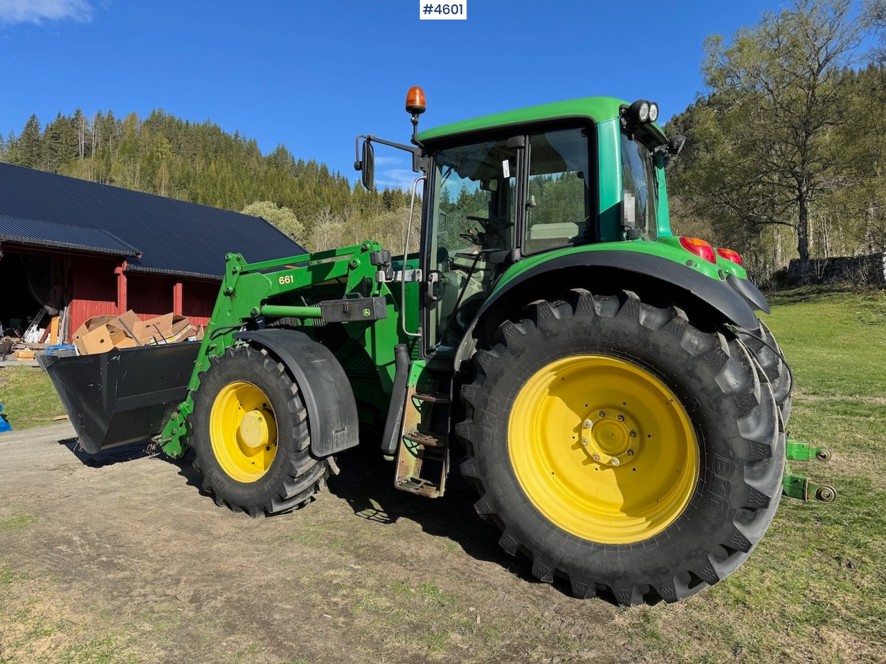 2003 John Deere 6620 w/front loader - Traktor: gambar 2 2003 John Deere 6620 w/front loader - Traktor: gambar 2