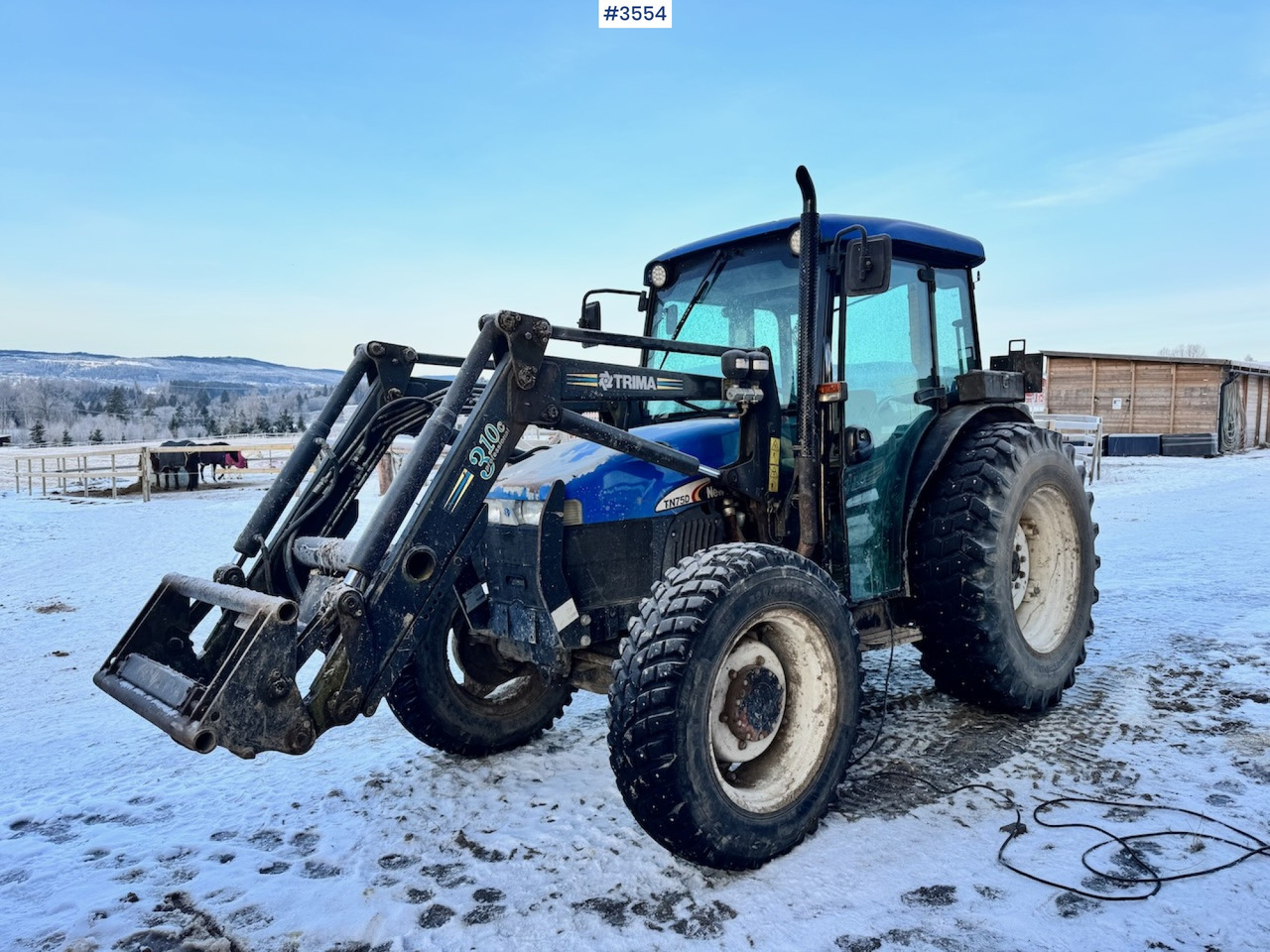 2003 New Holland TN75D 4x4 w/ Front Loader. 4000 hours! - Traktor: gambar 4 2003 New Holland TN75D 4x4 w/ Front Loader. 4000 hours! - Traktor: gambar 4