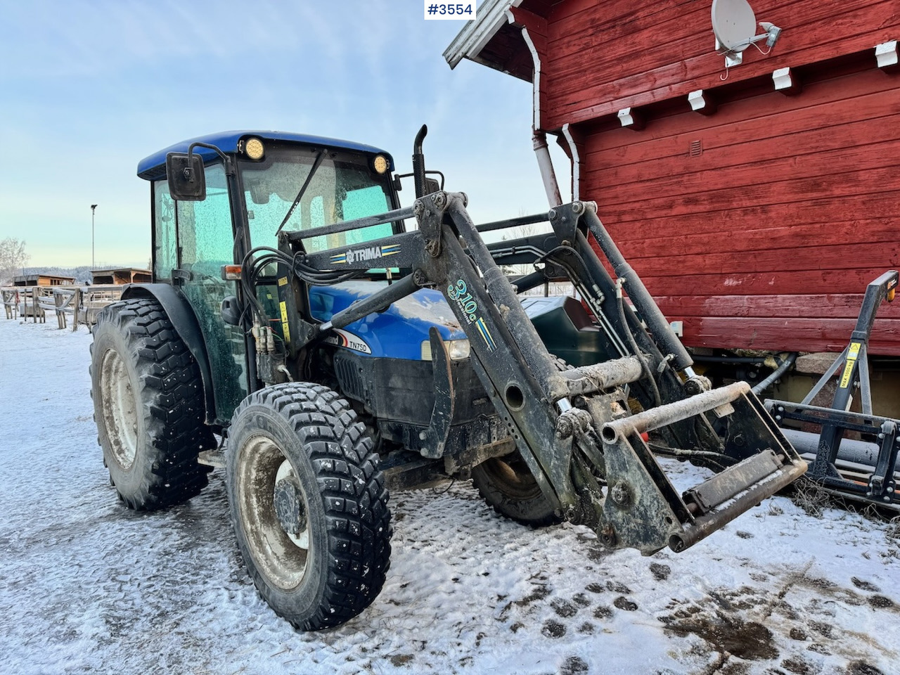 2003 New Holland TN75D 4x4 w/ Front Loader. 4000 hours! - Traktor: gambar 2 2003 New Holland TN75D 4x4 w/ Front Loader. 4000 hours! - Traktor: gambar 2