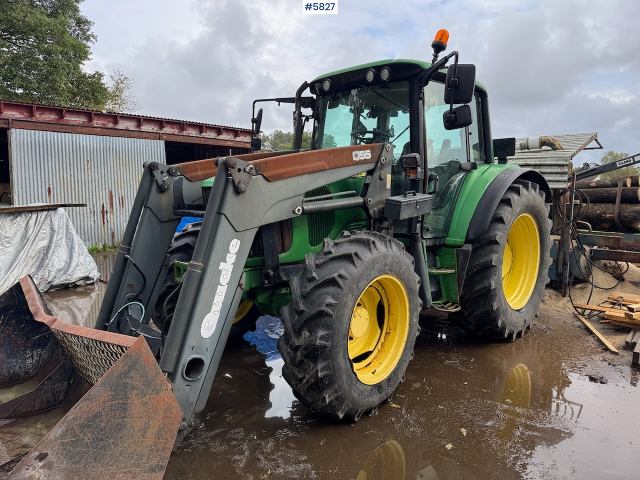 2005 John Deere 6320 w/ front loader. - Traktor: gambar 1 2005 John Deere 6320 w/ front loader. - Traktor: gambar 1