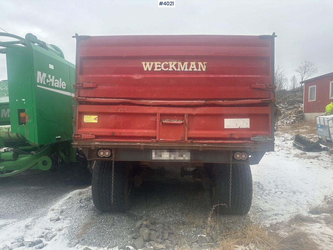 2006 Weckman WS120 traktorhenger m/ rundballegrinder og toppkarmer. - Trailer pertanian: gambar 4 2006 Weckman WS120 traktorhenger m/ rundballegrinder og toppkarmer. - Trailer pertanian: gambar 4