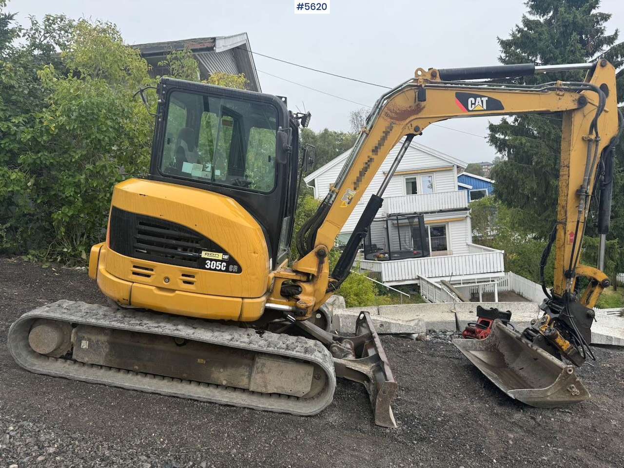 2008 CAT 305C CR Tracked Excavator with Tilt and 2 Buckets - Ekskavator: gambar 3 2008 CAT 305C CR Tracked Excavator with Tilt and 2 Buckets - Ekskavator: gambar 3