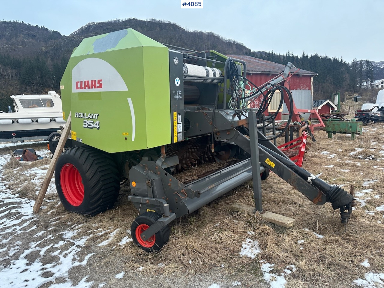 2008 Claas Rollant 354 Rotocut round baler. small repair object - Peralatan untuk pembuatan jerami: gambar 1 2008 Claas Rollant 354 Rotocut round baler. small repair object - Peralatan untuk pembuatan jerami: gambar 1