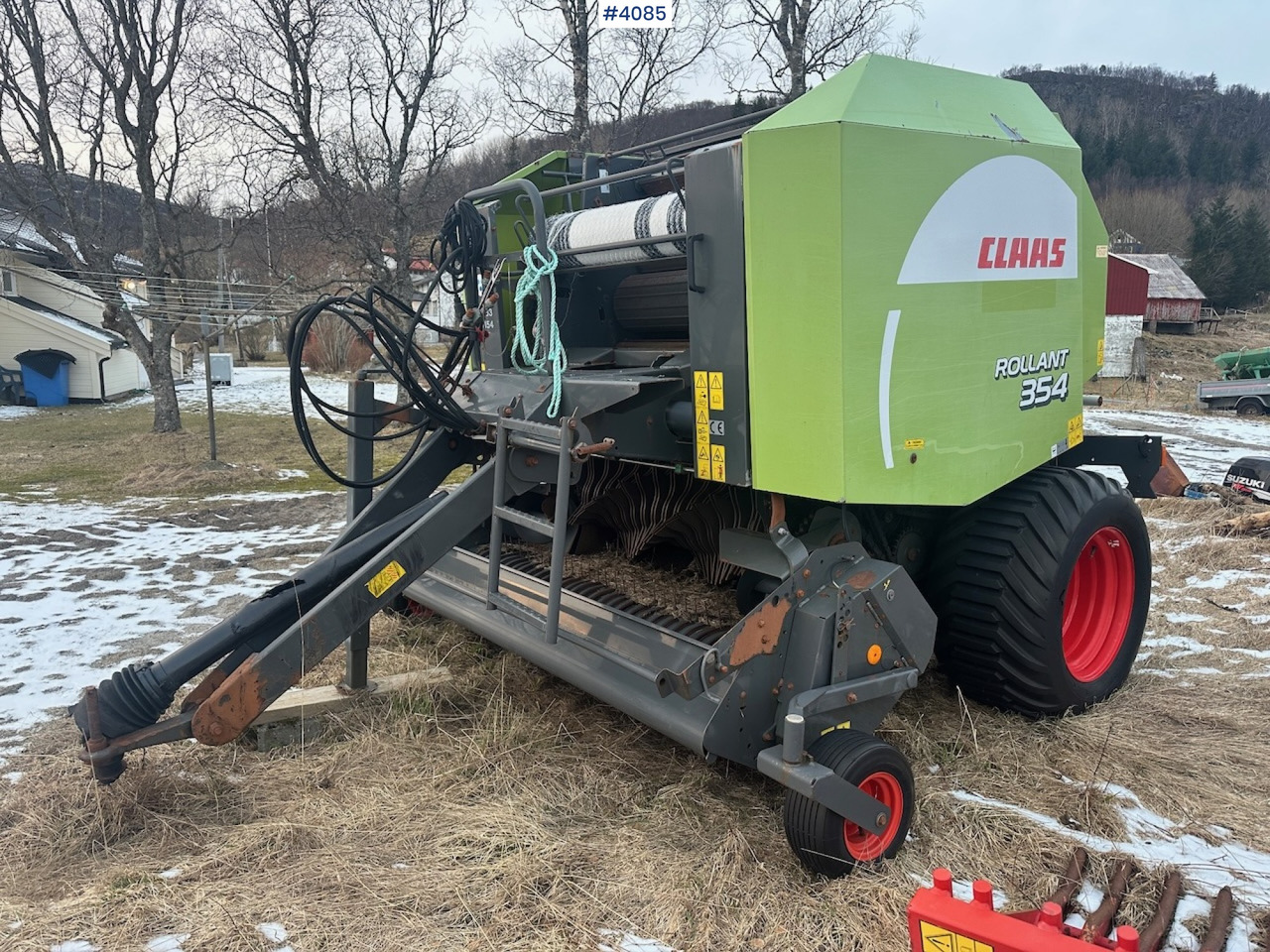 2008 Claas Rollant 354 Rotocut round baler. small repair object - Peralatan untuk pembuatan jerami: gambar 3 2008 Claas Rollant 354 Rotocut round baler. small repair object - Peralatan untuk pembuatan jerami: gambar 3