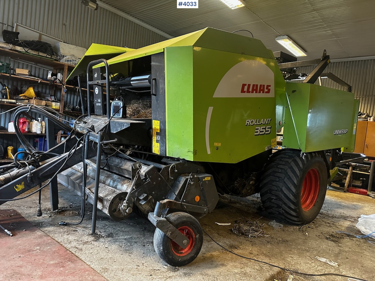 2008 Claas rollant 355 uniwrap round baler press - Peralatan untuk pembuatan jerami: gambar 1 2008 Claas rollant 355 uniwrap round baler press - Peralatan untuk pembuatan jerami: gambar 1