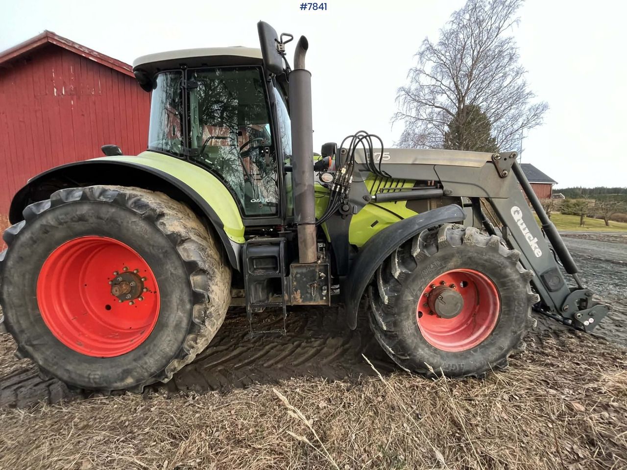 2009 Claas Axion 820 w/front loader - Traktor: gambar 1 2009 Claas Axion 820 w/front loader - Traktor: gambar 1