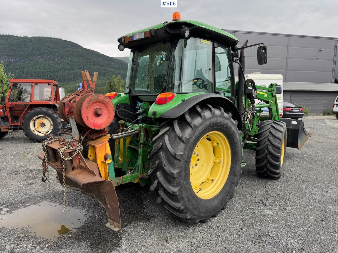 2011 John Deere 5080 M m/frontlaster. Lite timer! - Traktor: gambar 5 2011 John Deere 5080 M m/frontlaster. Lite timer! - Traktor: gambar 5