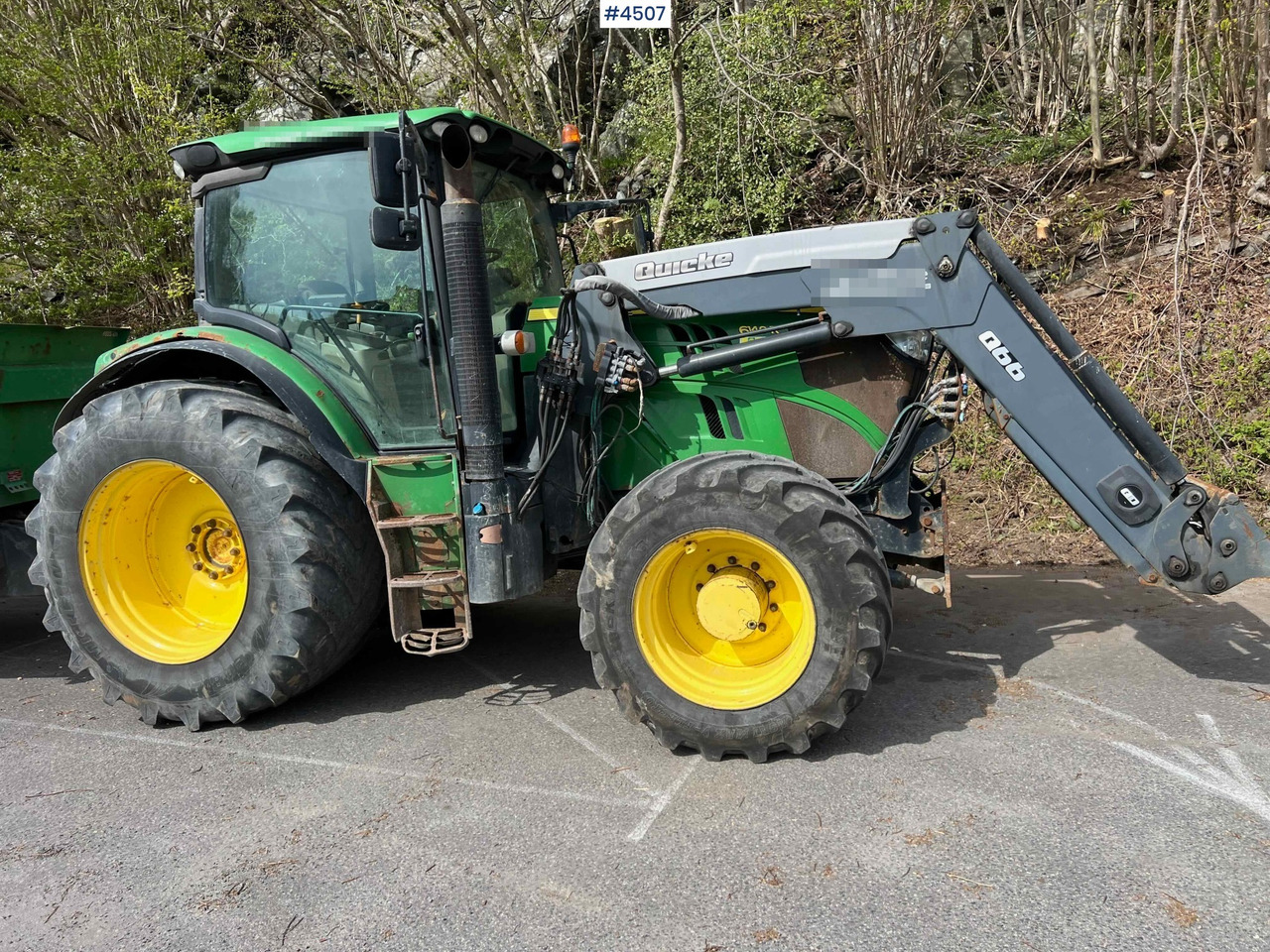 Traktor 2012 John Deere 6140R w/ front loader: gambar 5