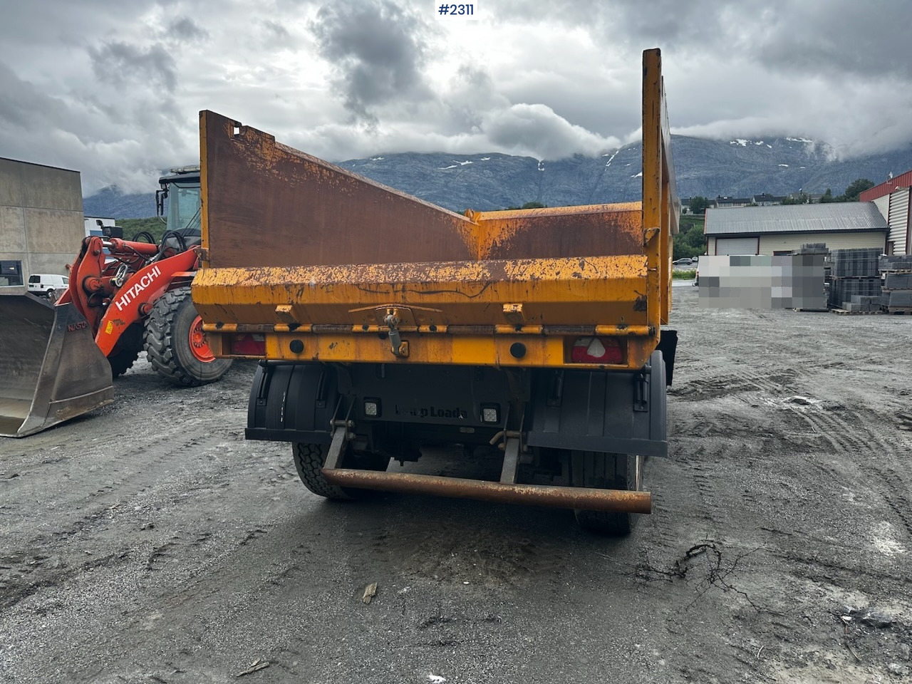 Trailer jungkit pertanian/ Tempat sampah 2016 Stronga DL1200 tractor trailer.: gambar 6