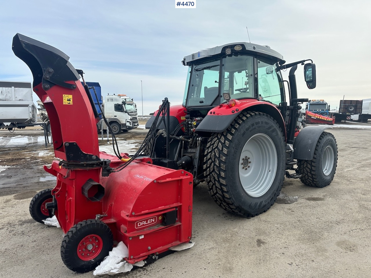 2018 Massey Ferguson MF5713 S w/ 2020 Dalen snow blower - Traktor: gambar 5 2018 Massey Ferguson MF5713 S w/ 2020 Dalen snow blower - Traktor: gambar 5